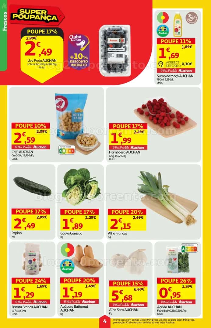 Antevisão Folheto MINIPREÇO - AUCHAN Promoções de 23 a 29 abril